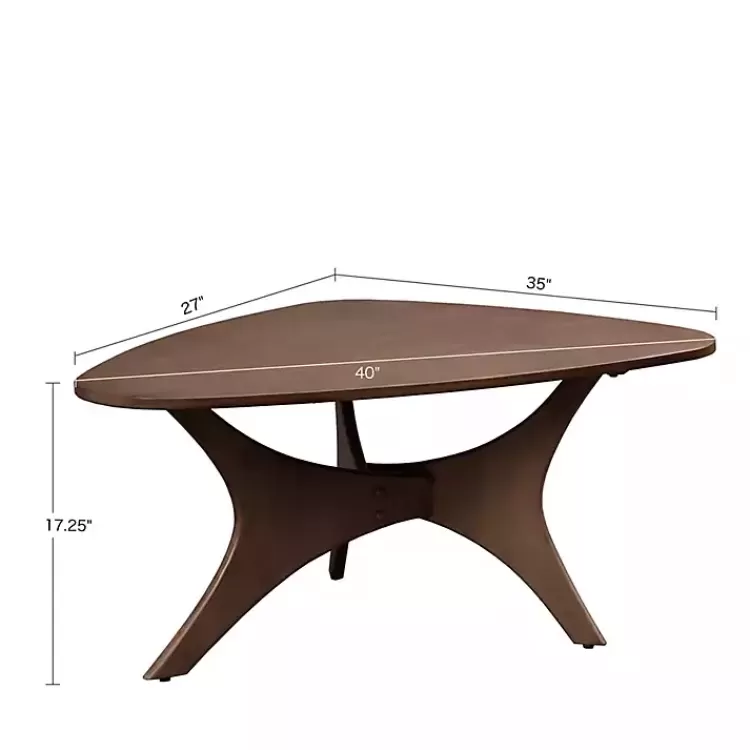 walnut_triangle_modern_coffee_table_4.webp Walnut Triangle Modern Coffee Table>Kirklands Home Online