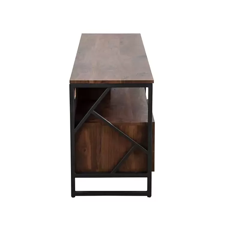 walnut_wood_and_black_steel_media_stand_2.webp Walnut Wood and Black Steel Media Stand>Kirklands Home Shop