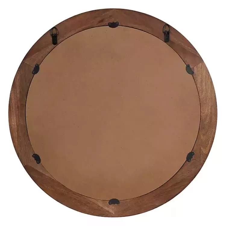 walnut_wood_ribbed_round_wall_mirror_4.webp Walnut Wood Ribbed Round Wall Mirror>Kirklands Home Cheap