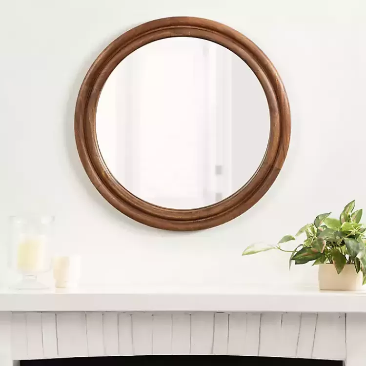 walnut_wood_ribbed_round_wall_mirror_8.webp Walnut Wood Ribbed Round Wall Mirror>Kirklands Home Cheap