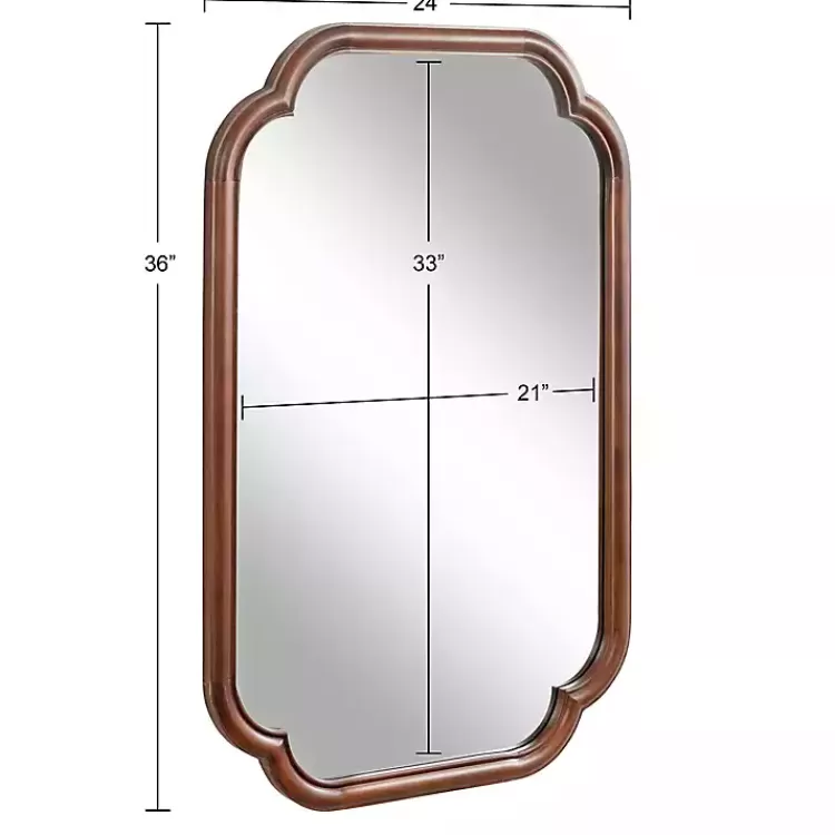 walnut_wood_scallop_wall_mirror_9.webp Walnut Wood Scallop Wall Mirror>Kirklands Home Best