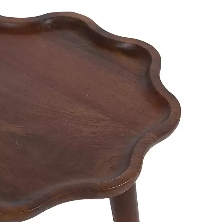 walnut_wood_wavy_accent_table_2.webp Walnut Wood Wavy Accent Table>Kirklands Home Store