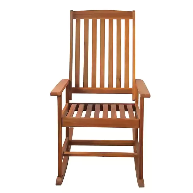 Warm Acacia Wood Rocking Chair>Kirklands Home Store
