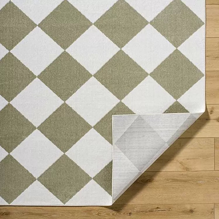 warm_gray_checkered_area_rug_x_2.webp Warm Gray Checkered Area Rug, 6x9>Kirklands Home Outlet