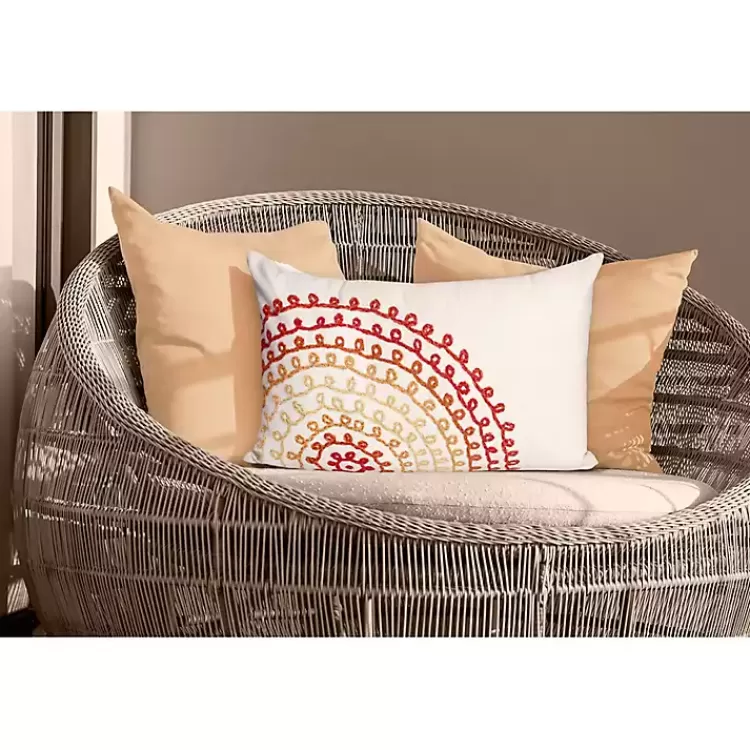 Warm Lamontage Swirl Outdoor Throw Pillow>Kirklands Home New