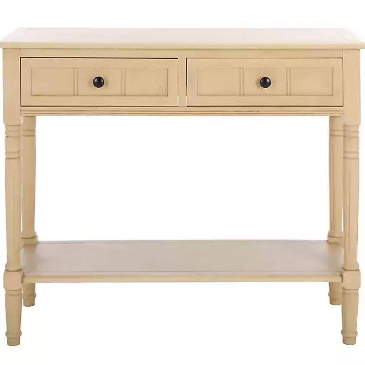 Warm Natural 2- Drawer Samantha Console Table>Kirklands Home Cheap