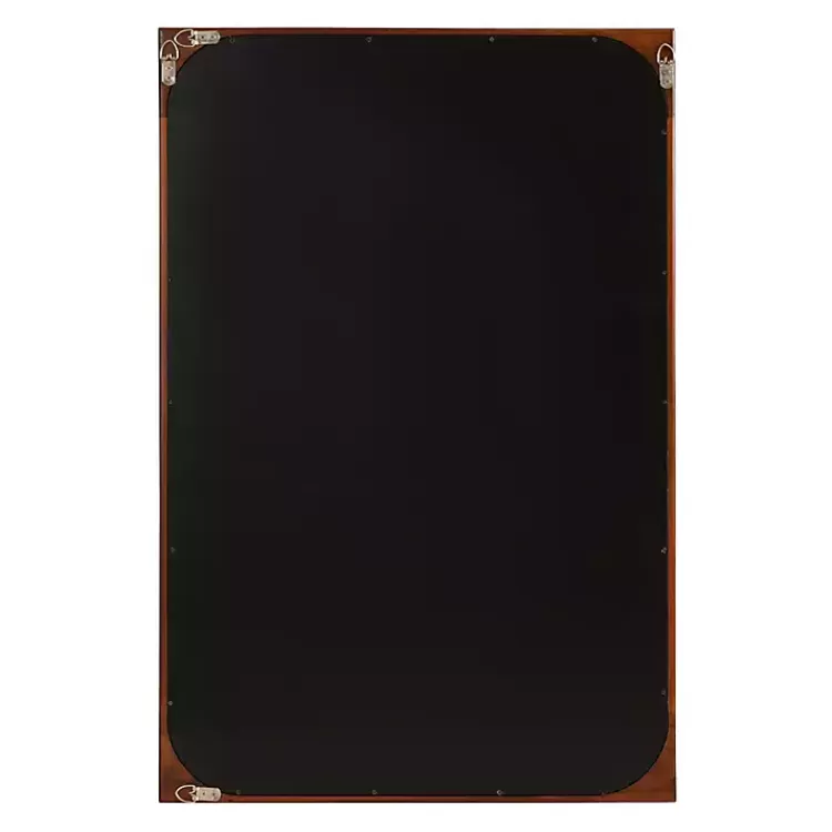 warm_walnut_rounded_rectangle_wall_mirror_4.webp Warm Walnut Rounded Rectangle Wall Mirror>Kirklands Home New