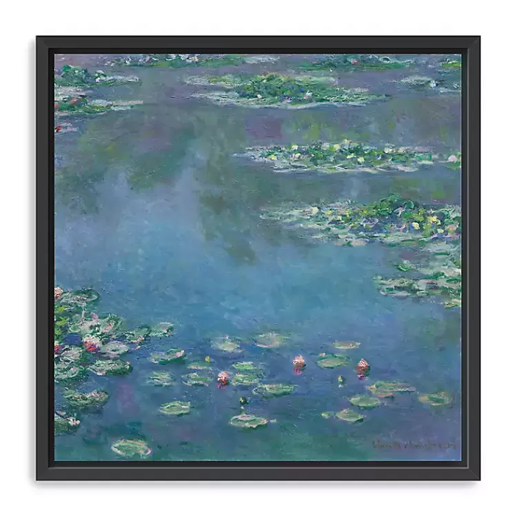 Water Lilies 1906 Framed Canvas Art Print>Kirklands Home Best Sale