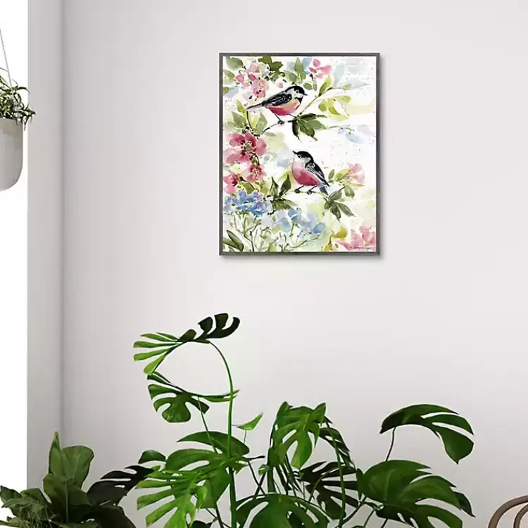 Watercolor Birds I Framed Canvas Art Print>Kirklands Home Hot