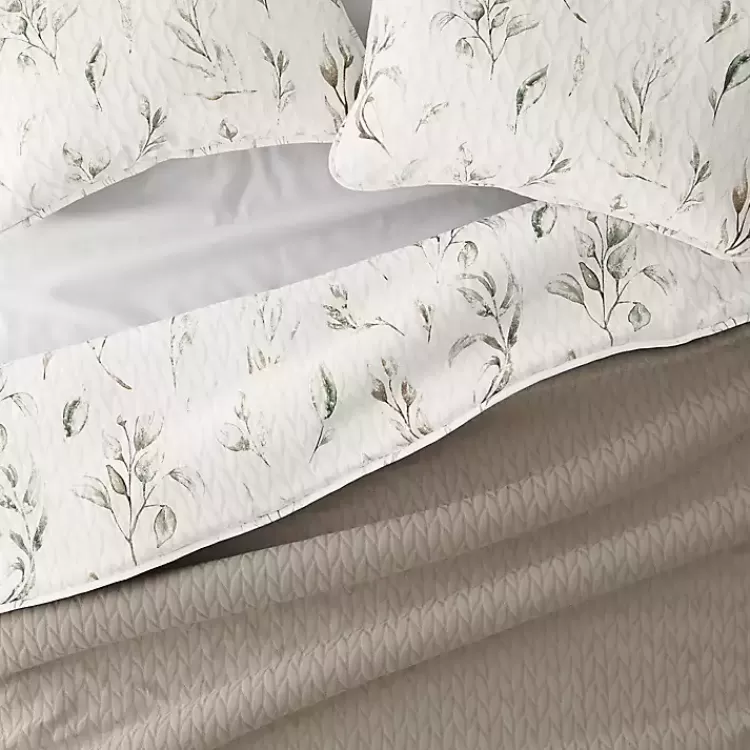 watercolor_leaves_reversible_pc_queen_quilt_set_5.webp Watercolor Leaves Reversible 3-pc. Queen Quilt Set>Kirklands Home Sale