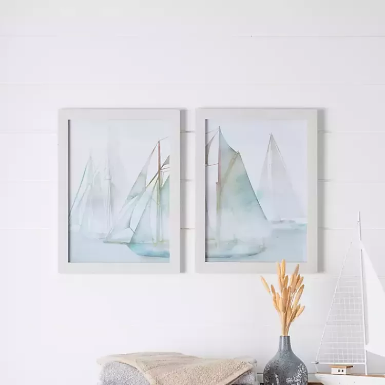 watercolor_sailboats_framed_art_prints_set_of__4.webp Watercolor Sailboats Framed Art Prints, Set of 2>Kirklands Home Cheap