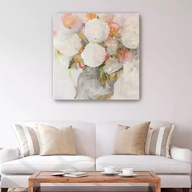 Watercolor Table Bouquet Canvas Art Print>Kirklands Home Shop