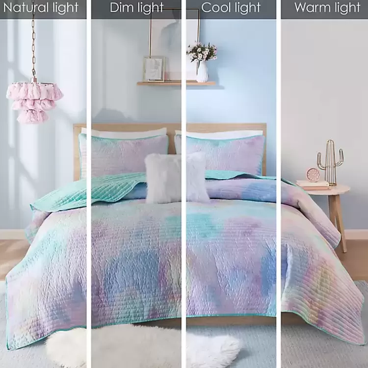 watercolor_tiedye_pc_fullqueen_quilt_set_2.webp Watercolor Tie-Dye 4-pc. Full/Queen Quilt Set>Kirklands Home Cheap