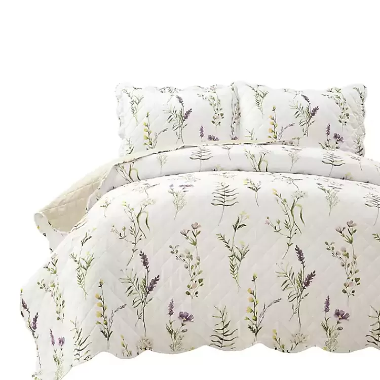 Watercolor Wildflower 3-pc. Full/Queen Quilt Set>Kirklands Home Flash Sale