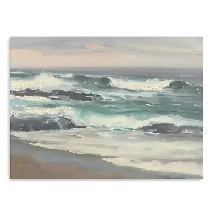 Waves Crashing Canvas Art Print>Kirklands Home Online