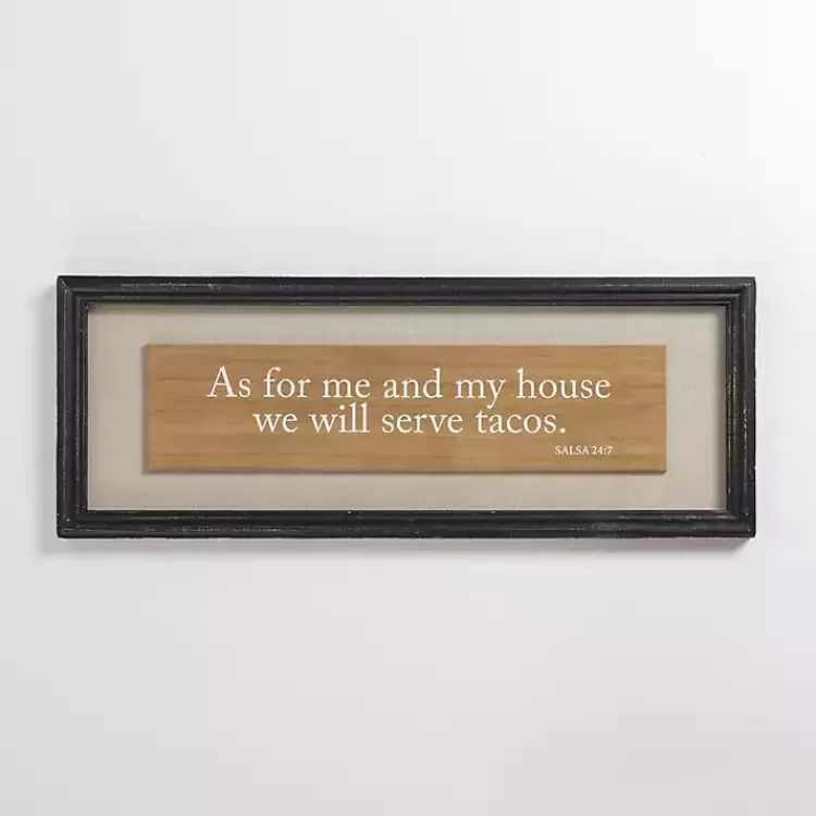 We Will Serve Tacos Wall Plaque>Kirklands Home Flash Sale