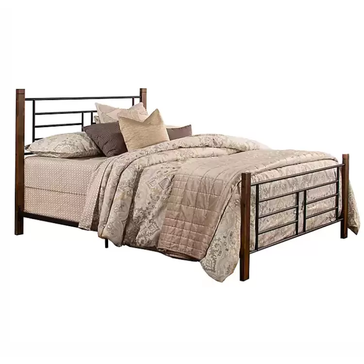 Weathered Brown Farmhouse Queen Bed>Kirklands Home Best Sale