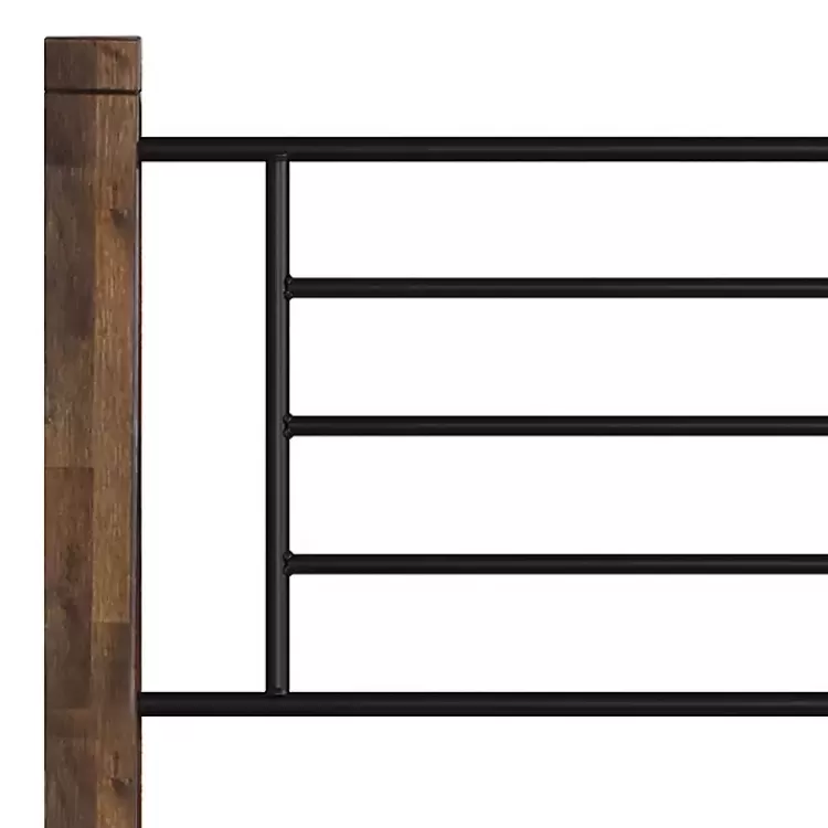 weathered_brown_farmhouse_queen_bed_3.webp Weathered Brown Farmhouse Queen Bed>Kirklands Home Best Sale