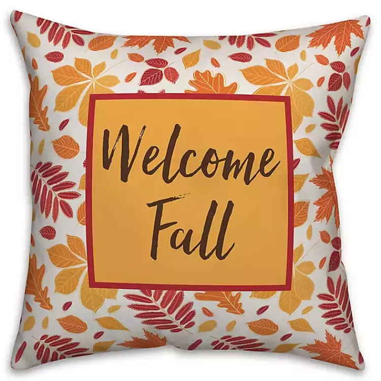 Welcome Fall Double Sided Outdoor Pillow>Kirklands Home Fashion