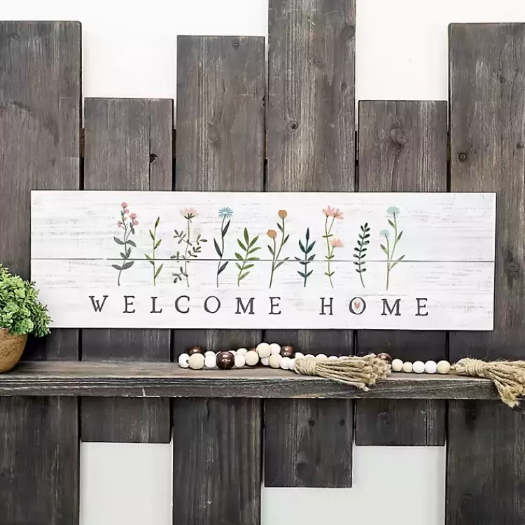 Welcome Home Wall Plaque>Kirklands Home Clearance