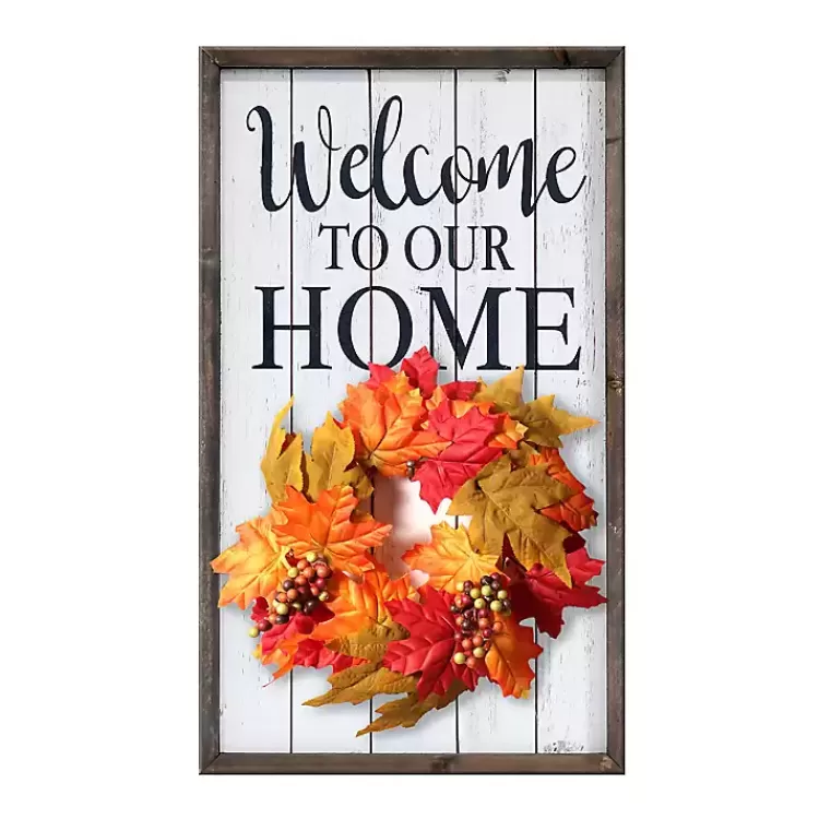 welcome_interchangeable_wreath_wall_plaque_2.webp Welcome Interchangeable Wreath Wall Plaque>Kirklands Home Outlet