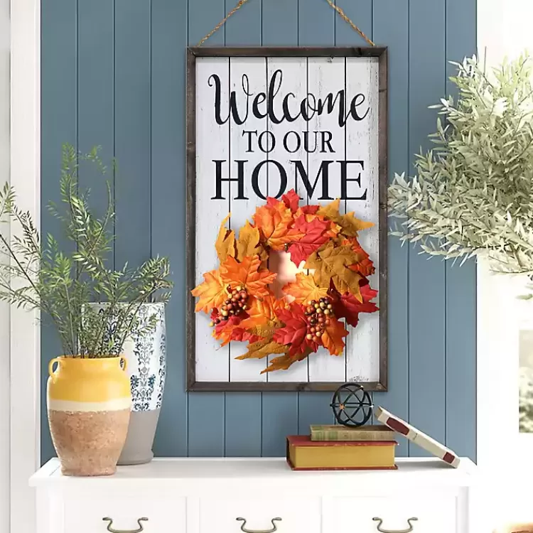 welcome_interchangeable_wreath_wall_plaque_4.webp Welcome Interchangeable Wreath Wall Plaque>Kirklands Home Outlet
