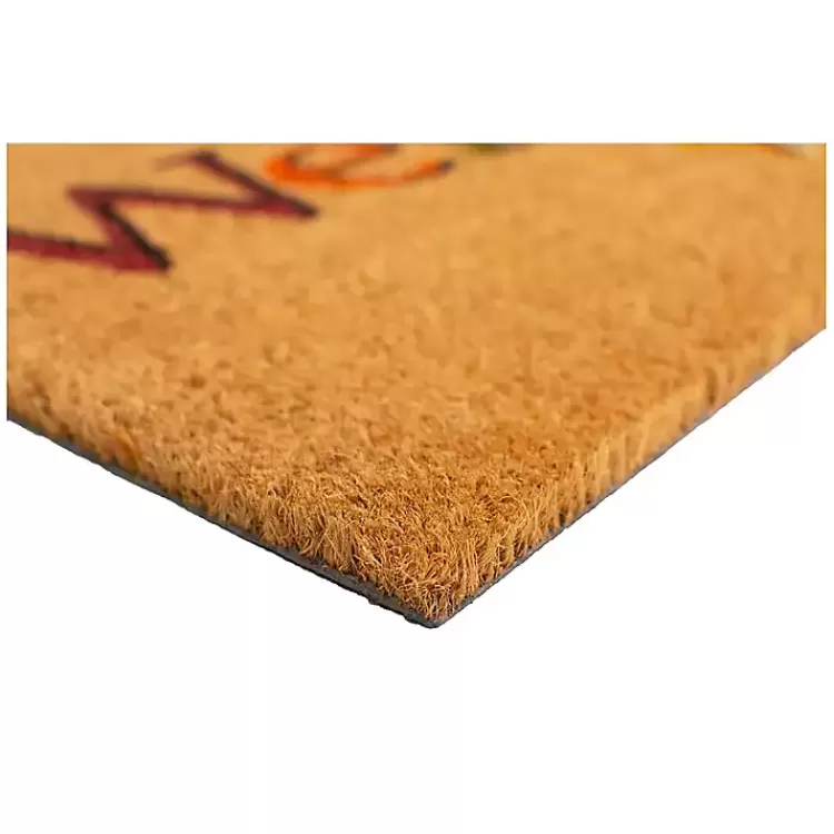 welcome_leaves_fall_coir_doormat_2.webp Welcome Leaves Fall Coir Doormat>Kirklands Home Store