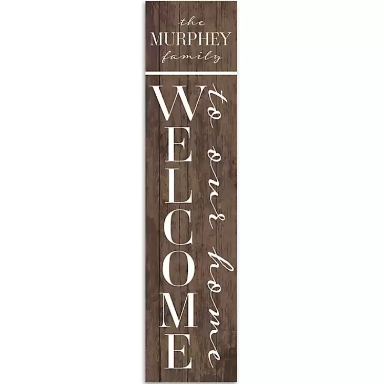 Welcome to Our Home Personalized Porch Board>Kirklands Home Cheap