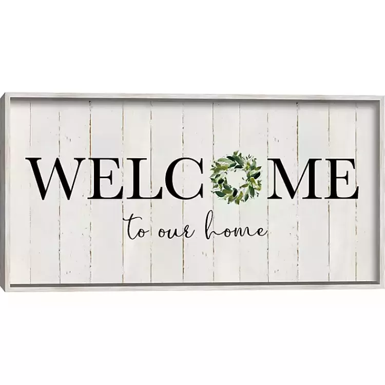 Welcome To Our Home Wreath Wall Plaque>Kirklands Home Hot