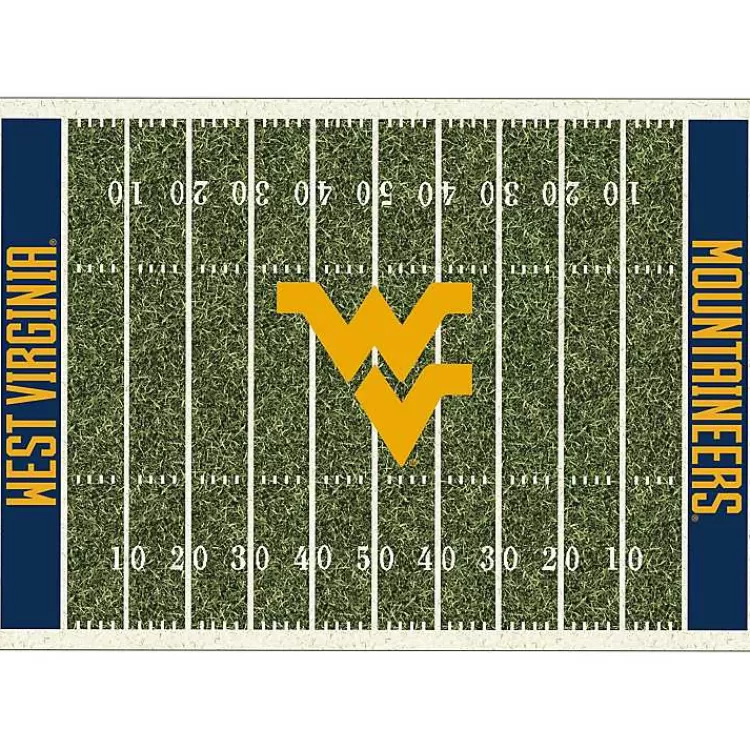 West Virginia University Homefield Area Rug, 6x8>Kirklands Home Fashion
