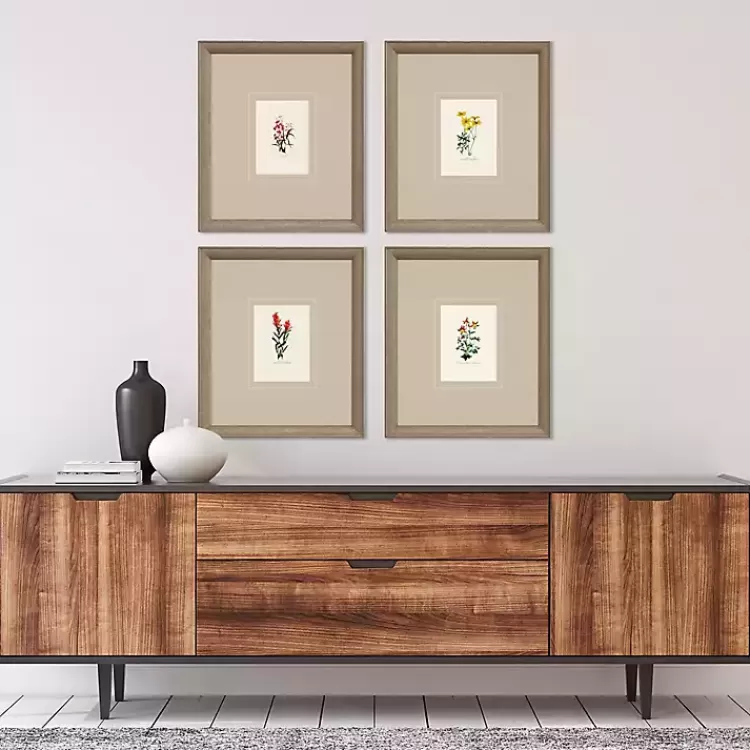 Western Wildflower Framed Art Prints, Set of>Kirklands Home Shop