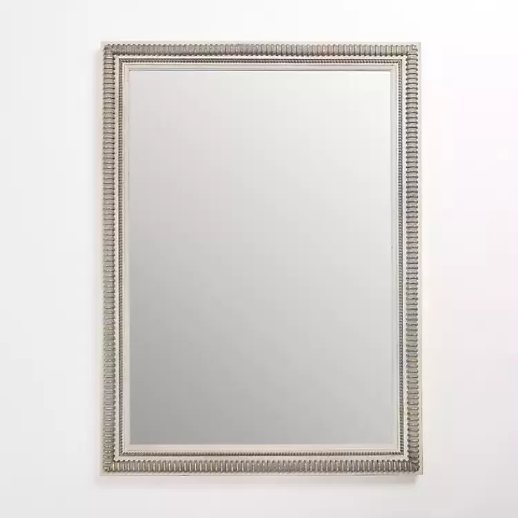 Wexford Ribbed Rectangular Wall Mirror>Kirklands Home Sale