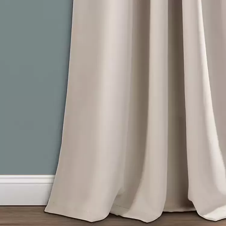 wheat_back_tab_blackout_curtain_panel_set__in_5.webp Wheat Back Tab Blackout Curtain Panel Set, 95 in.>Kirklands Home Clearance