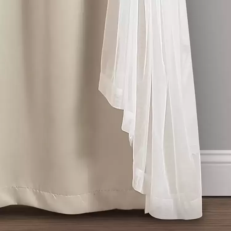 wheat_curtain_panel_set_with_overlay__in_5.webp Wheat Curtain Panel Set with Overlay, 108 in.>Kirklands Home Flash Sale