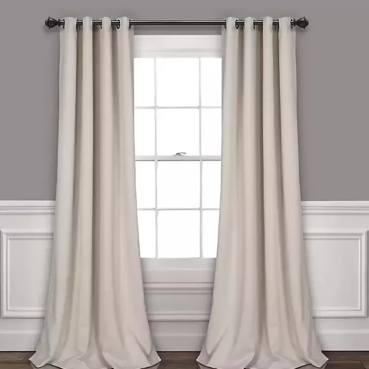 Wheat Lush Insulated Curtain Panel Set, 120 in.>Kirklands Home Fashion