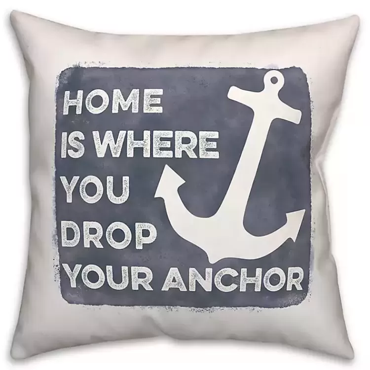 Where You Drop Your Anchor Outdoor Throw Pillow>Kirklands Home Discount