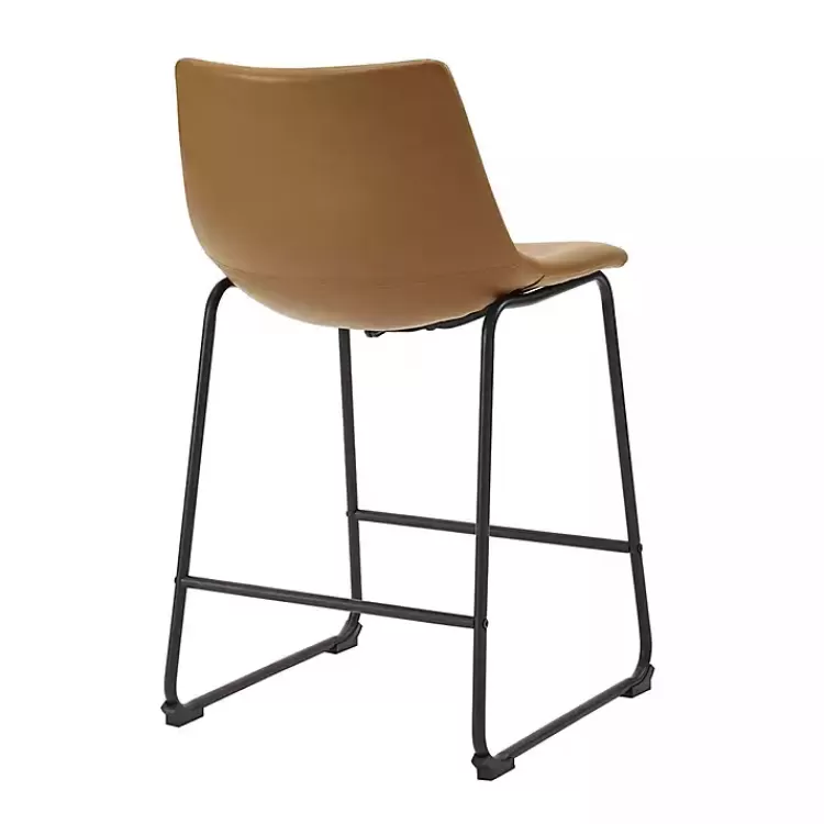 whiskey_faux_leather_counter_stools_set_of__3.webp Whiskey Faux Leather Counter Stools, Set of 2>Kirklands Home Cheap