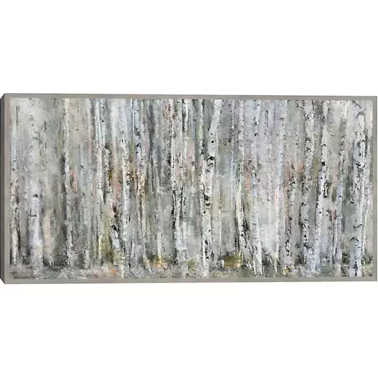 Whispering Birch Framed Canvas Art Print>Kirklands Home Flash Sale