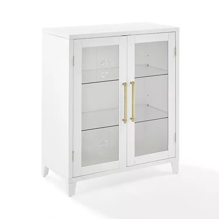 & Gold Glass Door Storage Cabinet>Kirklands Home Online