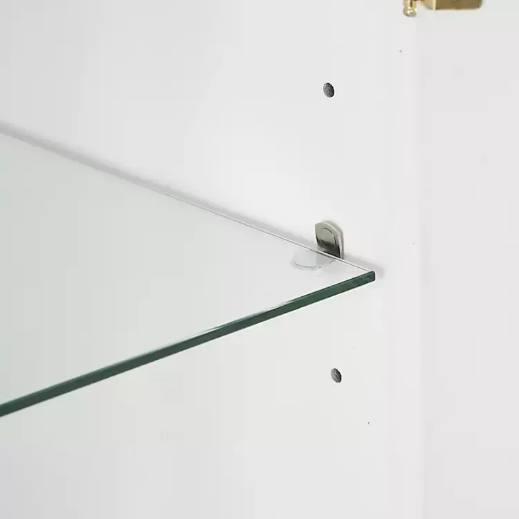 white__gold_glass_door_storage_cabinet_8.webp & Gold Glass Door Storage Cabinet>Kirklands Home Online