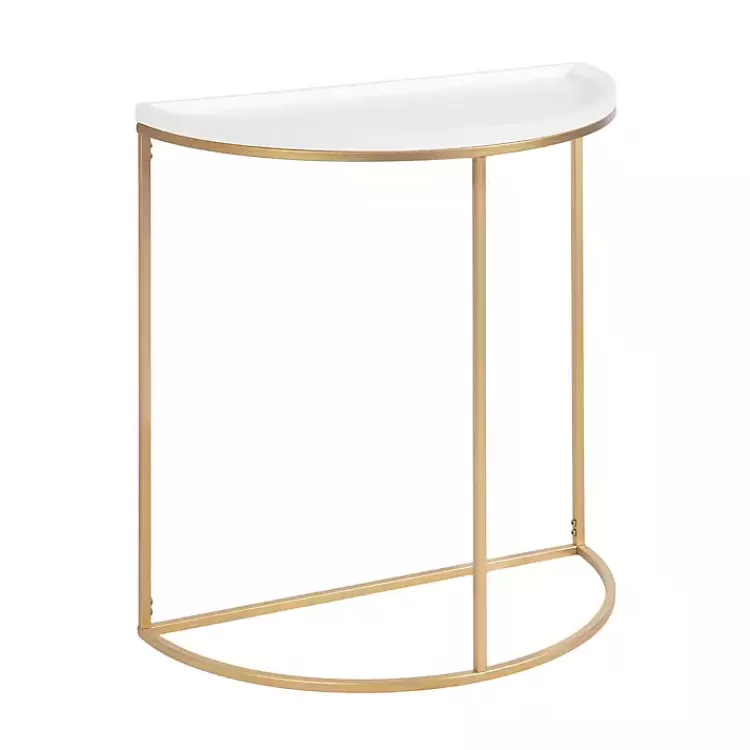 & Gold Half Moon Dorrah Accent Table>Kirklands Home Discount