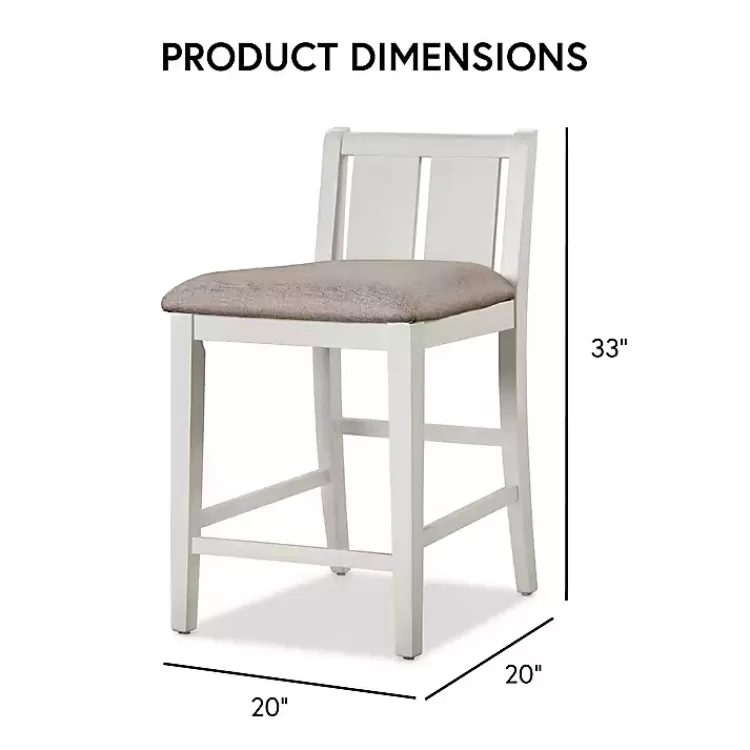 white__gray_wood_kayla_counter_height_pc_set_7.webp & Gray Wood Kayla Counter Height 3-pc. Set>Kirklands Home Fashion