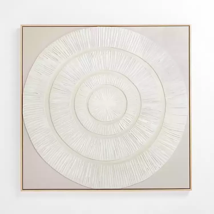 Abstract Swirl Framed Canvas Art Print>Kirklands Home Outlet