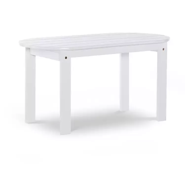 Acacia Wood Oval Adirondack Coffee Table>Kirklands Home Flash Sale