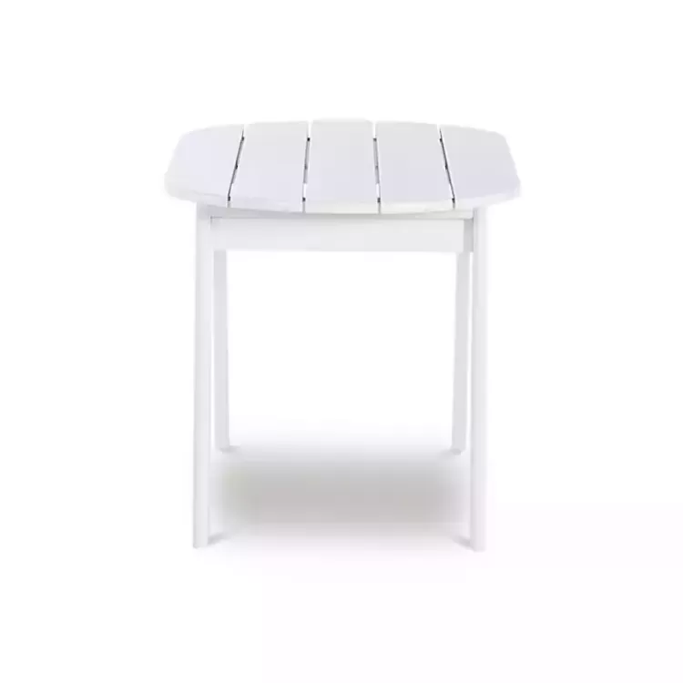 white_acacia_wood_oval_adirondack_coffee_table_3.webp Acacia Wood Oval Adirondack Coffee Table>Kirklands Home Flash Sale