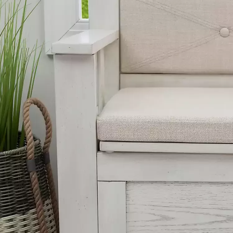 white_and_beige_carlton_storage_bench_4.webp White and Beige Carlton Storage Bench>Kirklands Home Best Sale