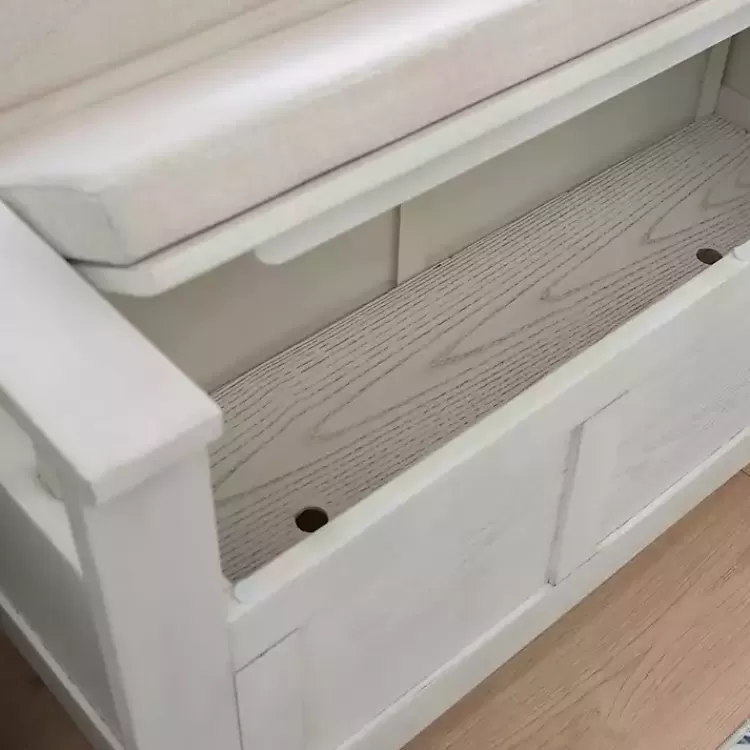 white_and_beige_carlton_storage_bench_5.webp White and Beige Carlton Storage Bench>Kirklands Home Best Sale