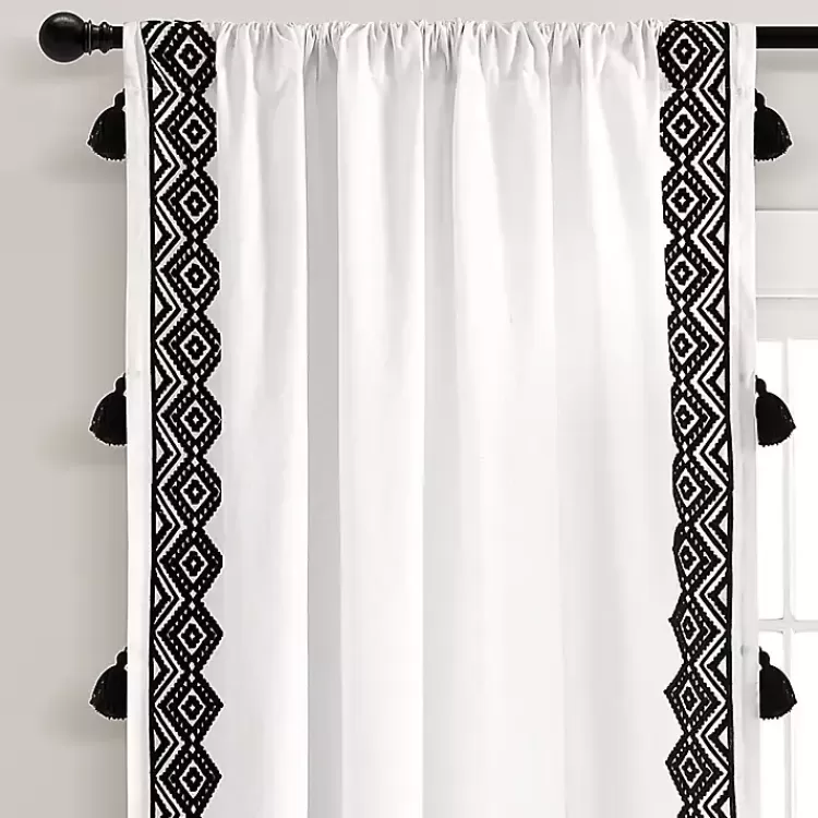 white_and_black_diamond_curtain_panel__in_2.webp White and Black Diamond Curtain Panel, 84 in.>Kirklands Home Flash Sale