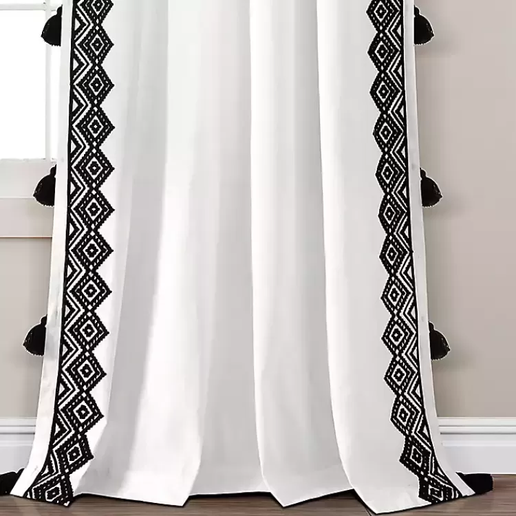 white_and_black_diamond_curtain_panel__in_4.webp White and Black Diamond Curtain Panel, 84 in.>Kirklands Home Flash Sale