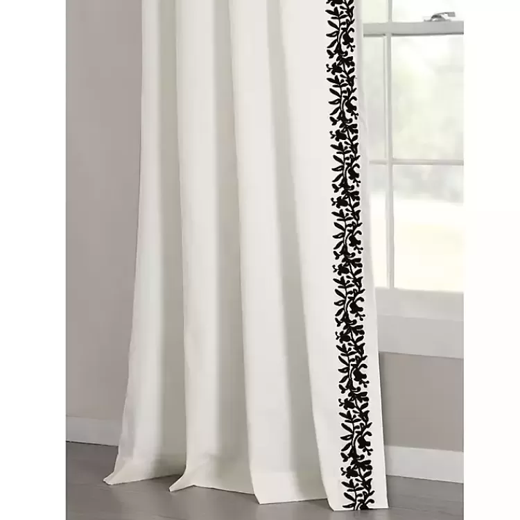 white_and_black_embroidered_curtain_panel__in_2.webp White and Black Embroidered Curtain Panel, 84 in.>Kirklands Home Cheap